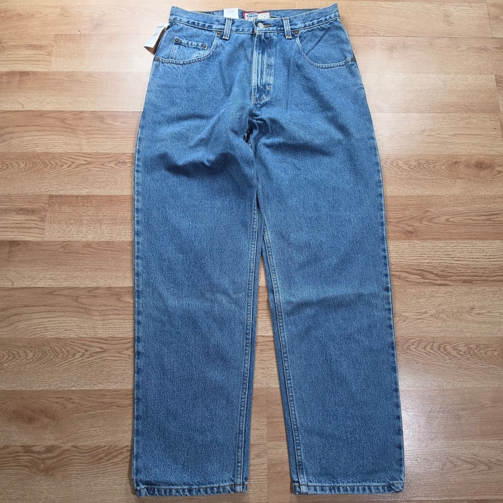 Vintage Old Navy Baggy Fit Jeans Mens 32x32 Blue Heavy Stonewashed De-Luxe 90s
